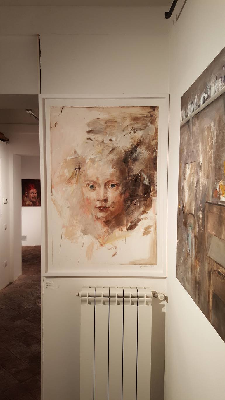 Original Figurative Portrait Painting by Paolo Damiani