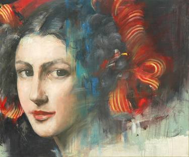 Print of Figurative Portrait Paintings by Paolo Damiani