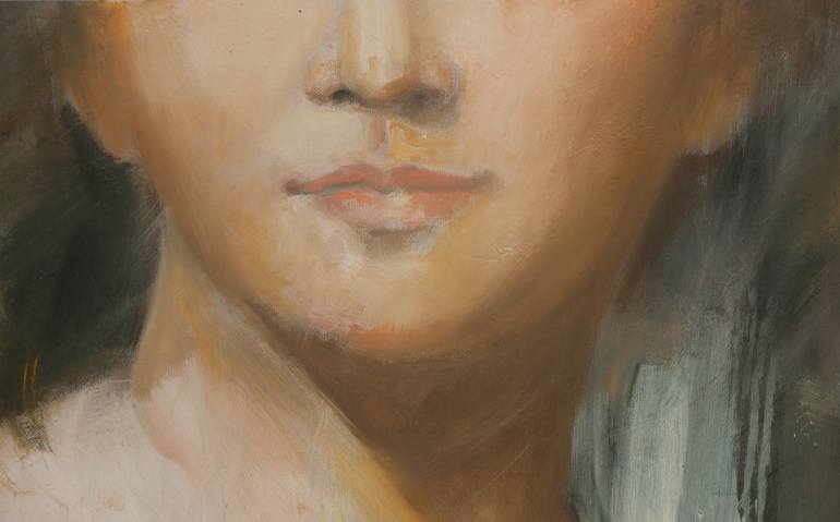 Original Portrait Painting by Paolo Damiani