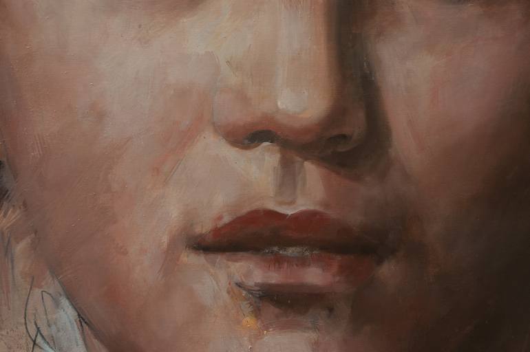 Original Portraiture Portrait Painting by Paolo Damiani