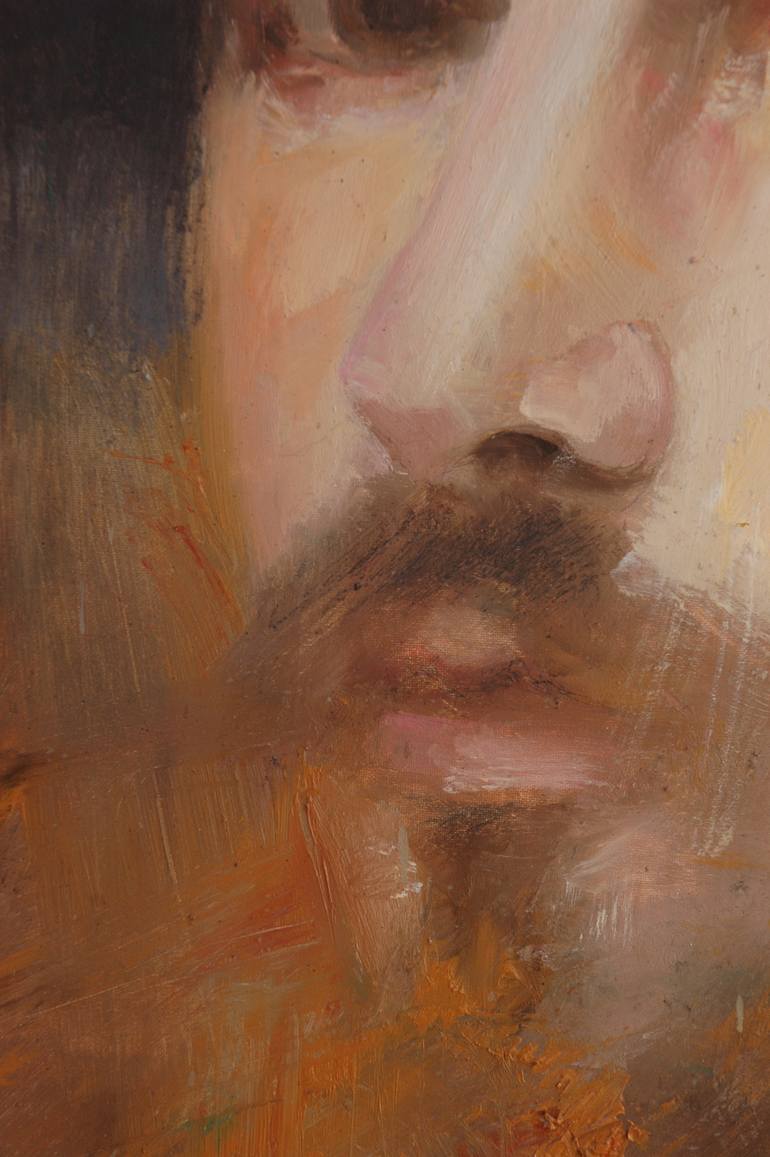 Original Figurative Portrait Painting by Paolo Damiani