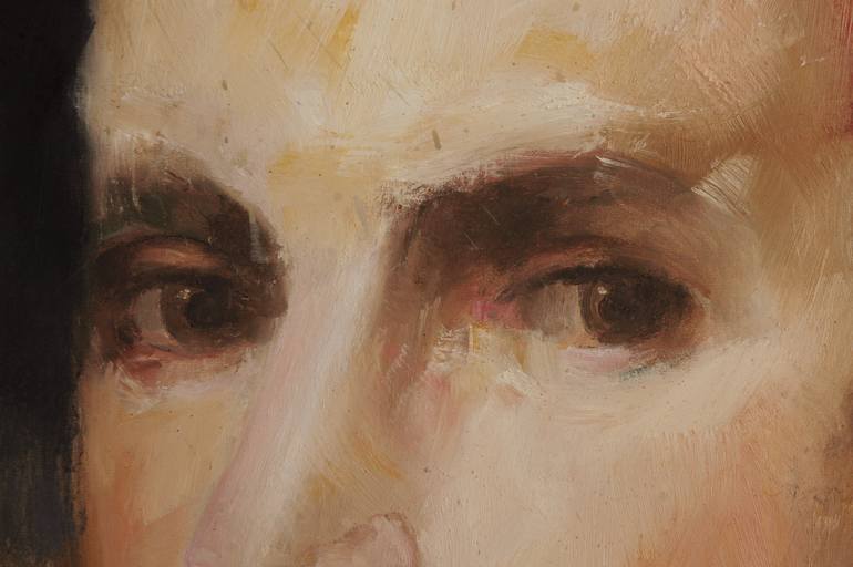 Original Figurative Portrait Painting by Paolo Damiani