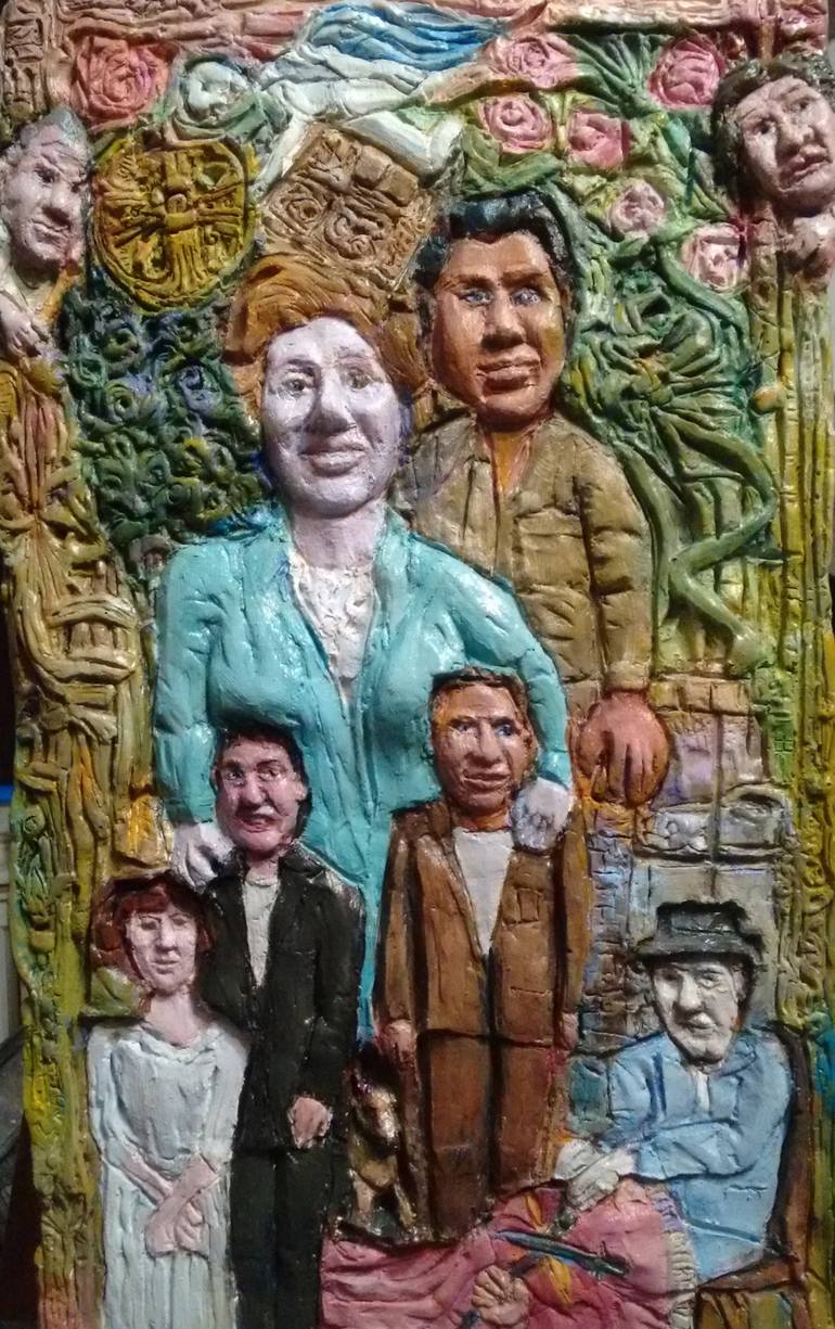 Print of Family Sculpture by richard odabashian