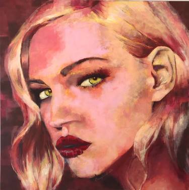 Original Portrait Painting by Daisyland Official