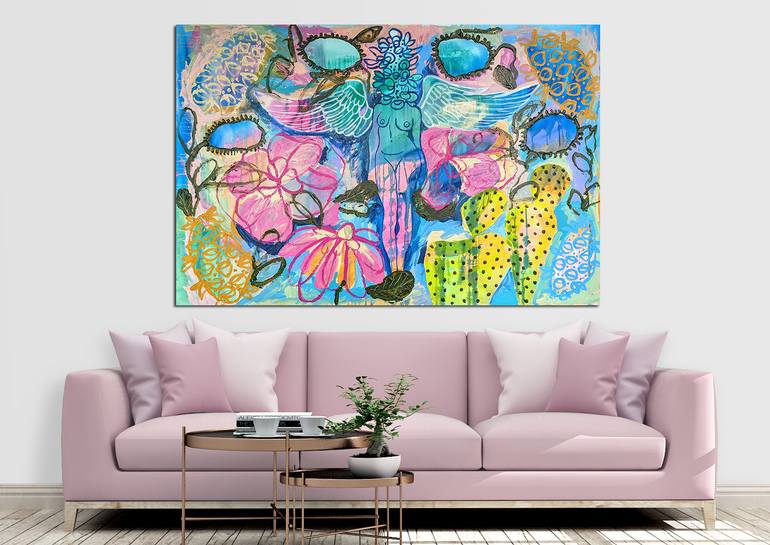 Original Abstract Expressionism Abstract Painting by Marinka Plovanic