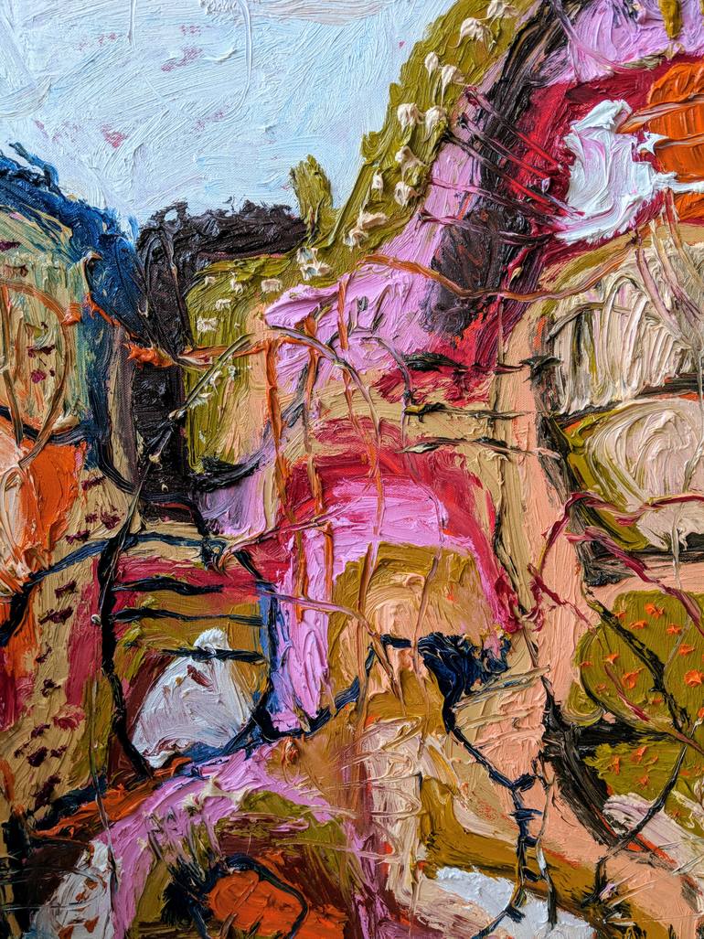 Original Abstract Landscape Painting by Marinka Plovanic