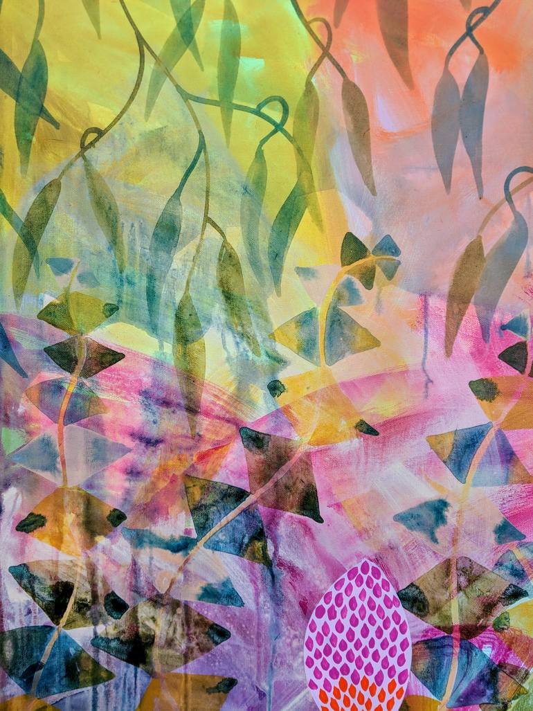 Original Abstract Expressionism Abstract Painting by Marinka Plovanic