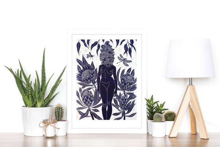 Original Figurative Nude Printmaking by Marinka Plovanic