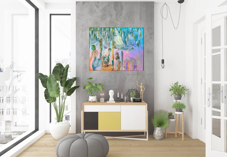 Original Abstract Expressionism Abstract Painting by Marinka Plovanic