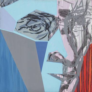 Original Expressionism Portrait Painting by Maciej Łuczak