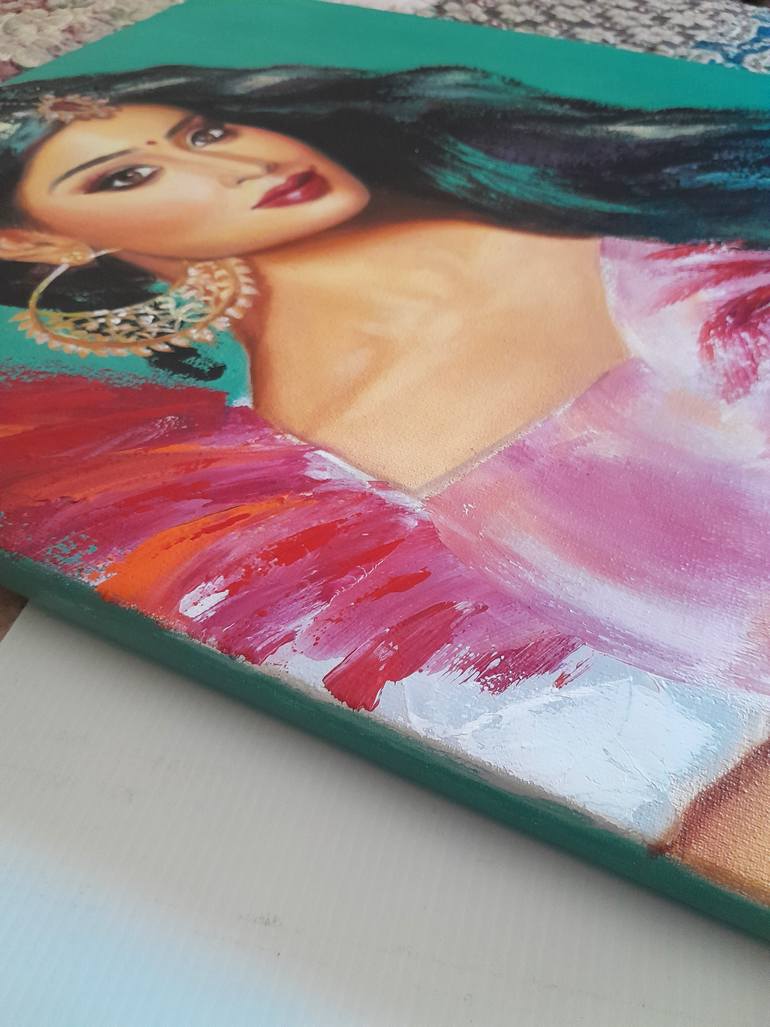 Original Figurative Women Painting by Inma Sharii