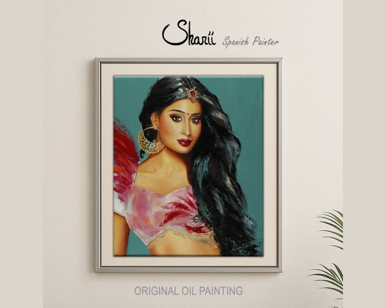 Original Figurative Women Painting by Inma Sharii