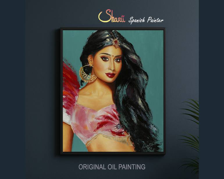 Original Figurative Women Painting by Inma Sharii