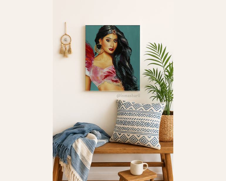 Original Figurative Women Painting by Inma Sharii