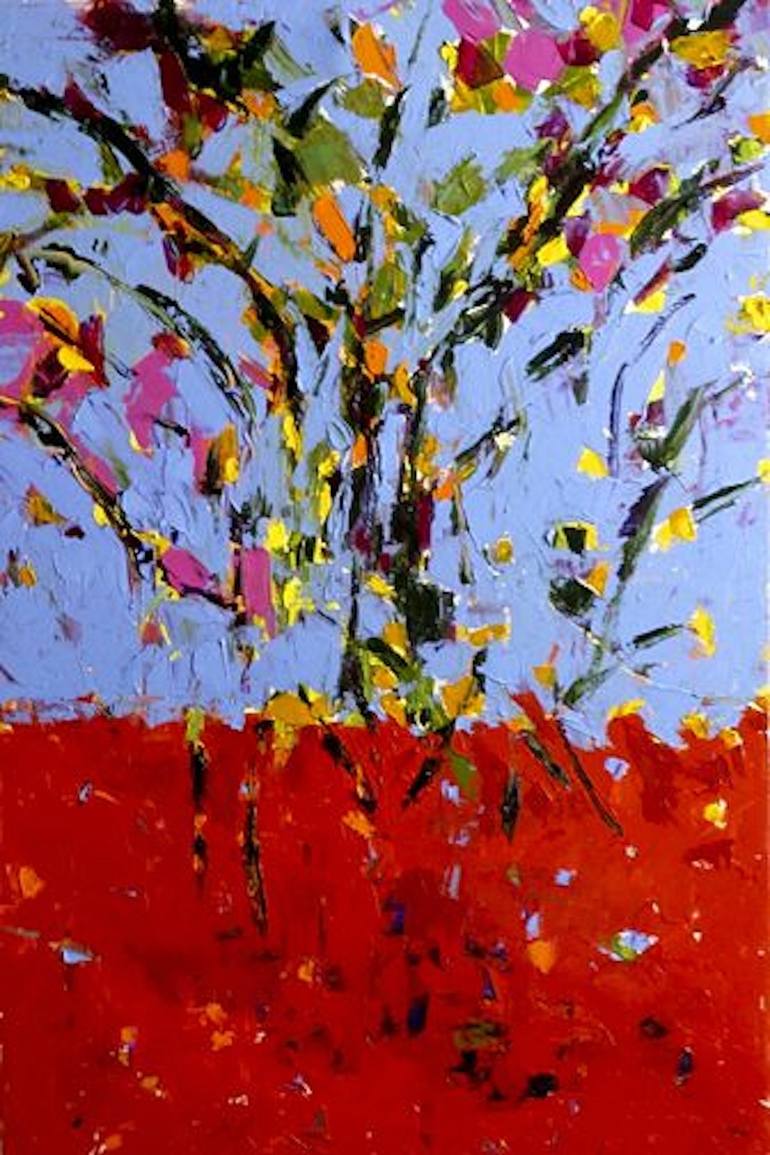 Late Bloomer Painting by Cindy Zaglin Saatchi Art