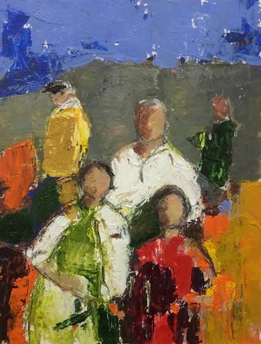 Print of Abstract Expressionism Family Paintings by Cindy Zaglin