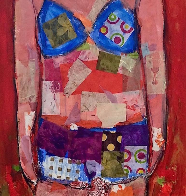 Original Abstract Women Collage by Cindy Zaglin