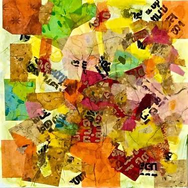 Original Abstract Collage by Cindy Zaglin