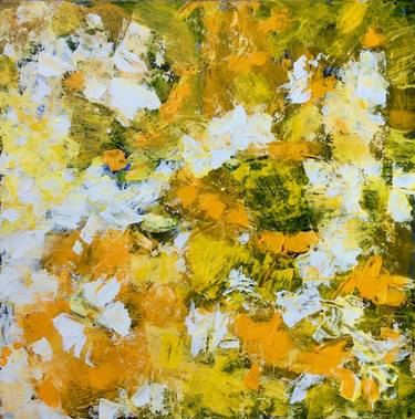 Original Abstract Floral Paintings by Cindy Zaglin