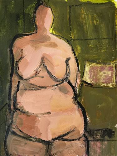 Original Abstract Nude Paintings by Cindy Zaglin