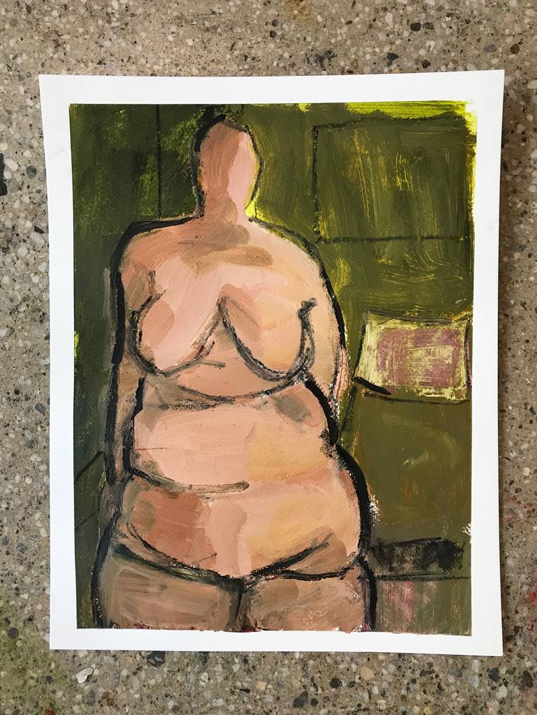 Original Nude Painting by Cindy Zaglin