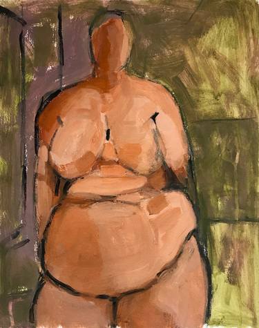 Original Figurative Nude Paintings by Cindy Zaglin