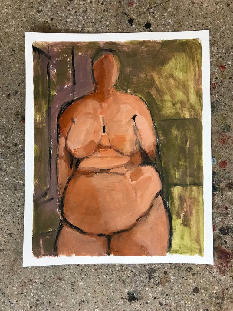 Original Nude Painting by Cindy Zaglin