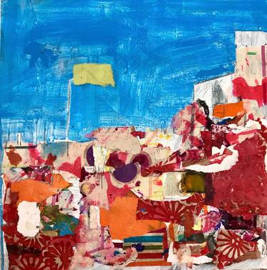 Original Abstract Collage by Cindy Zaglin