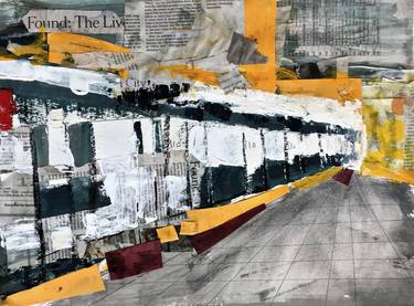 Original Abstract Mixed Media by Cindy Zaglin