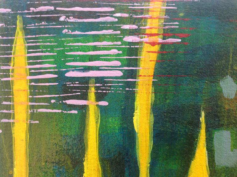Original Abstract People Painting by Tessa Gaynn