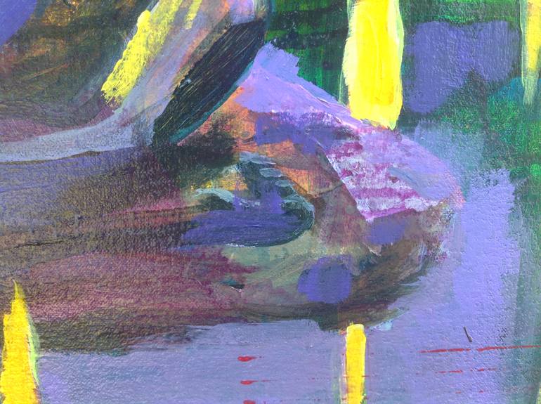 Original Abstract People Painting by Tessa Gaynn