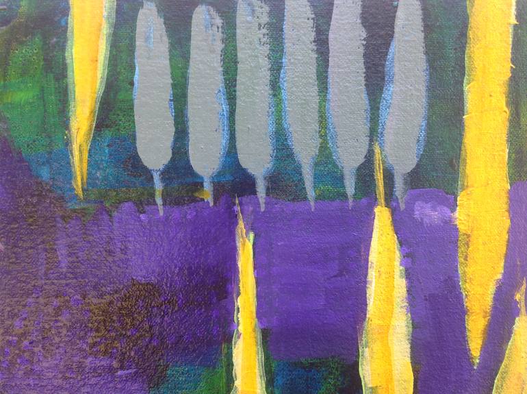 Original Abstract People Painting by Tessa Gaynn