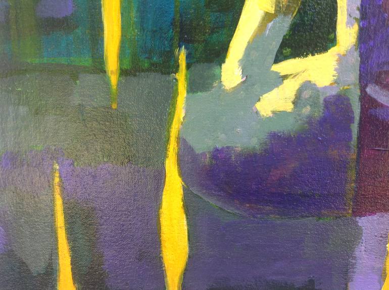 Original Abstract People Painting by Tessa Gaynn