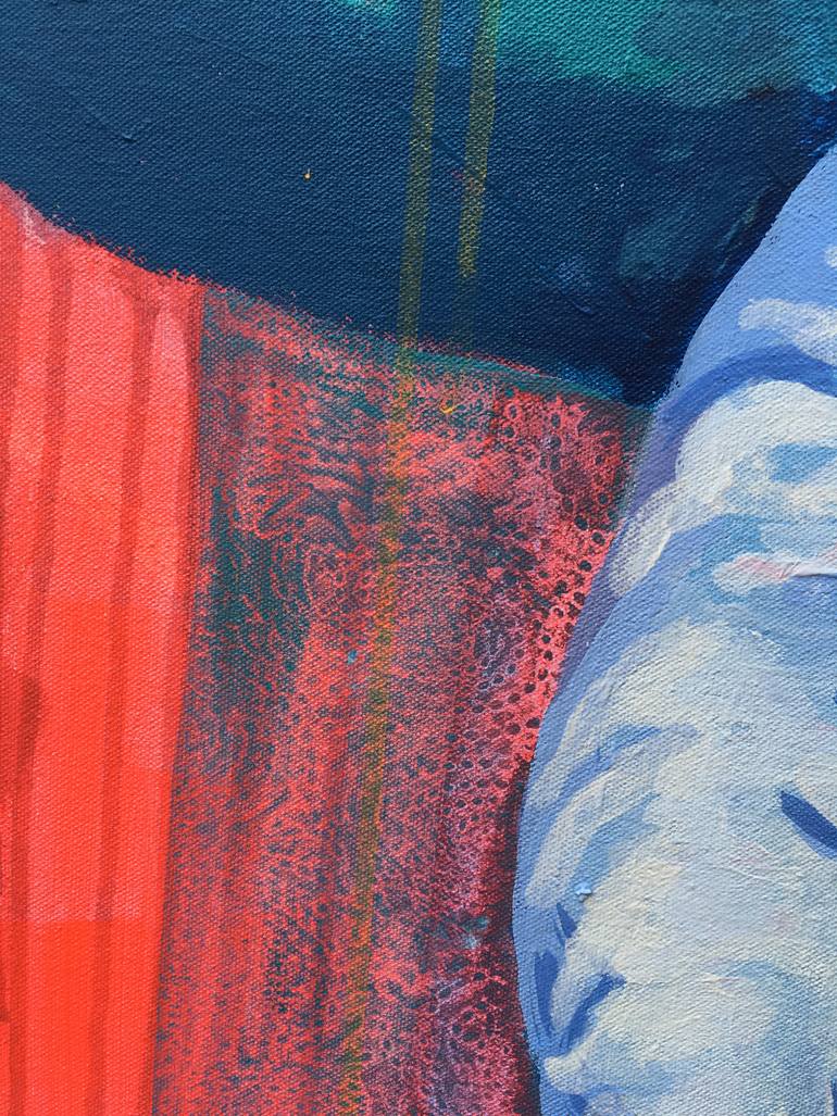 Original Abstract People Painting by Tessa Gaynn