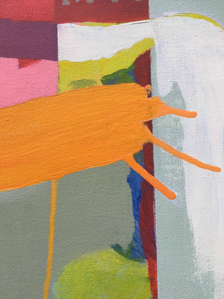 Original Abstract People Painting by Tessa Gaynn