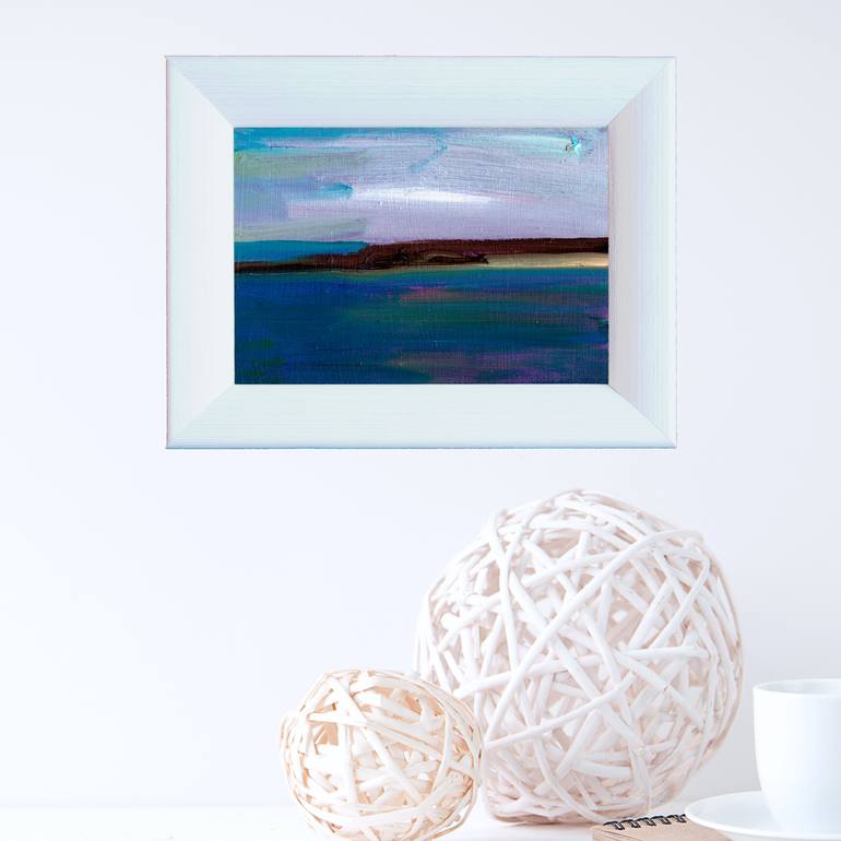 Original Abstract Seascape Painting by Eleanore Ditchburn
