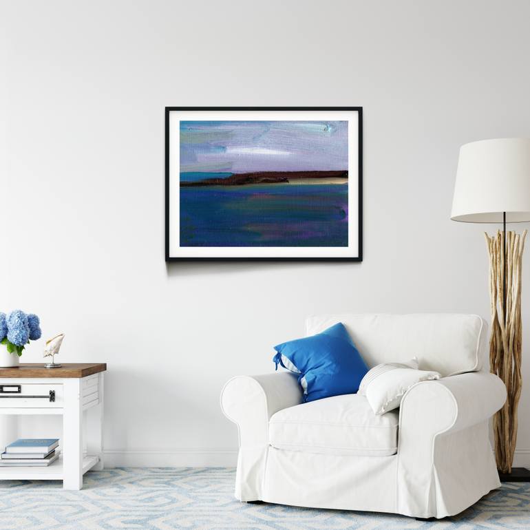 Original Abstract Seascape Painting by Eleanore Ditchburn