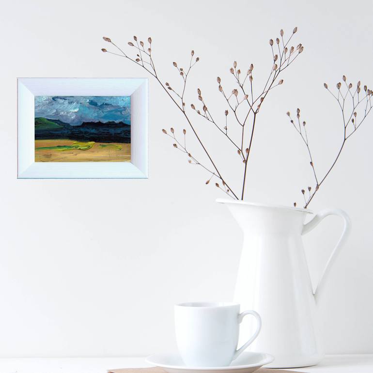 Original Abstract Landscape Painting by Eleanore Ditchburn