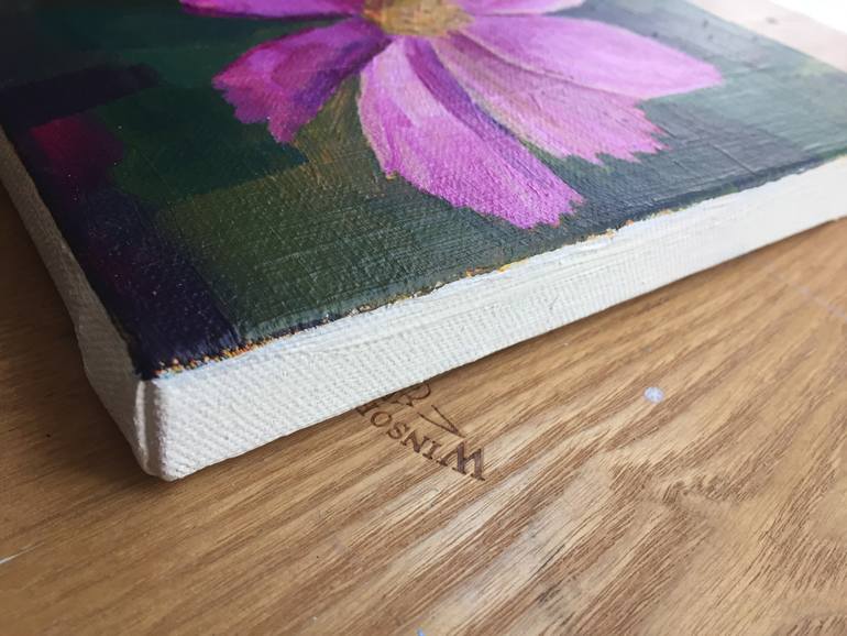 Original Abstract Expressionism Floral Painting by Eleanore Ditchburn