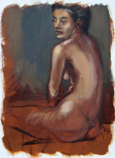 Print of Realism Nude Paintings by Christopher Hickey