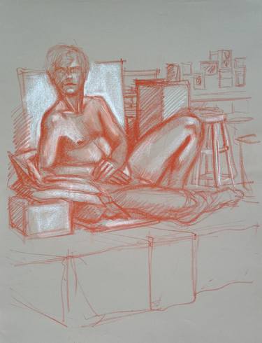 Original Nude Drawings by Christopher Hickey