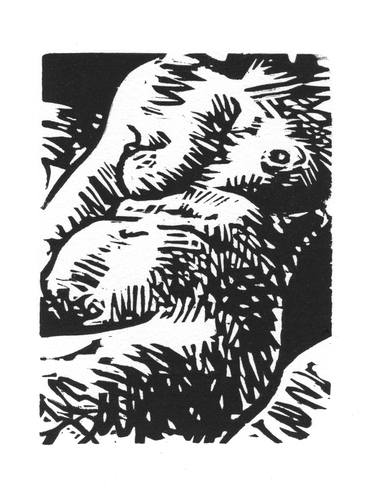 Original Nude Printmaking by Christopher Hickey