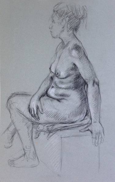 Original Nude Drawings by Christopher Hickey