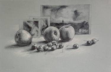 Original Still Life Drawings by Christopher Hickey