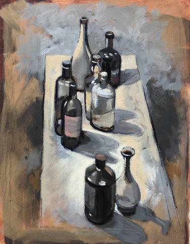 Original Fine Art Still Life Painting by Christopher Hickey