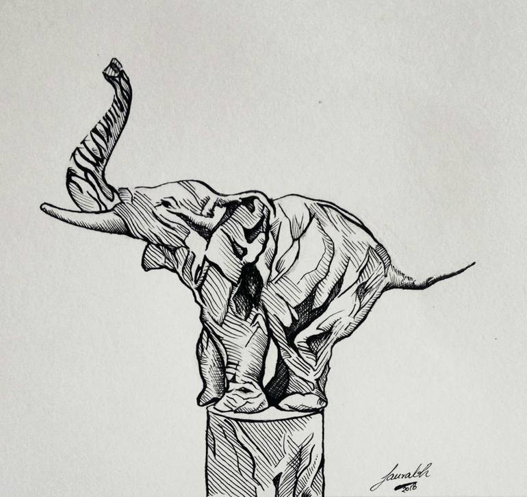 The Balance Drawing by Saurabh Kumar Saatchi Art Nigeria