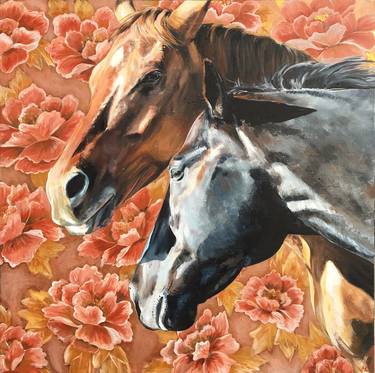 Print of Modern Horse Paintings by Alana Clumeck