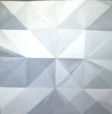 Original Cubism Geometric Paintings by Alisa Mulina