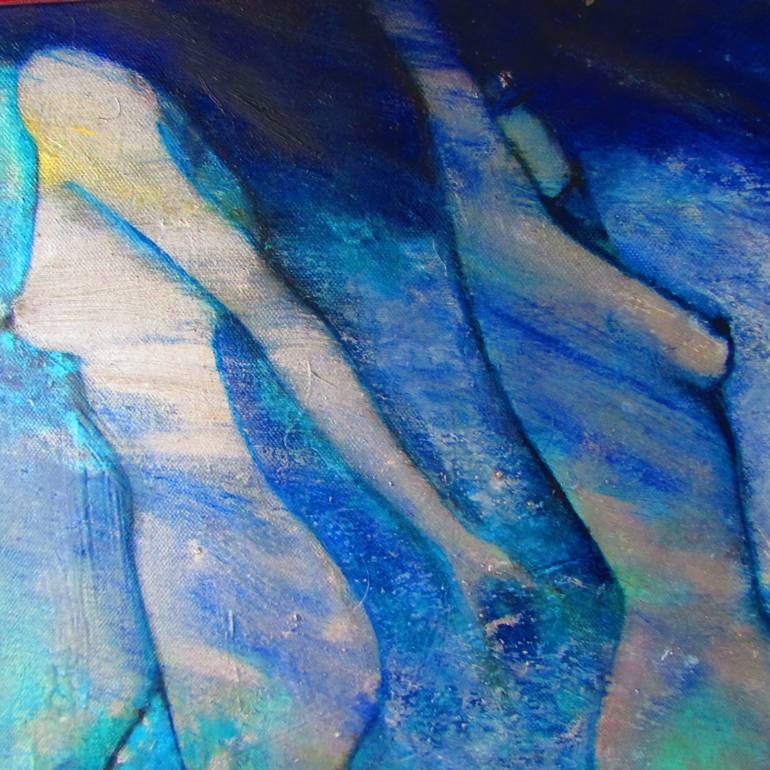 Original Figurative Nude Painting by BETH PEARSON