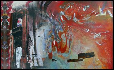 Original Abstract Religion Mixed Media by Stanislav Riha